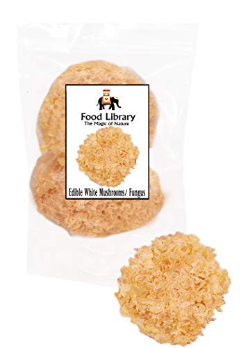Food Library The Magic of Nature Dried Mushrooms (Snow/White Fungus, 75g)